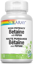 Load image into Gallery viewer, Betaine with Pepsin 650mg
